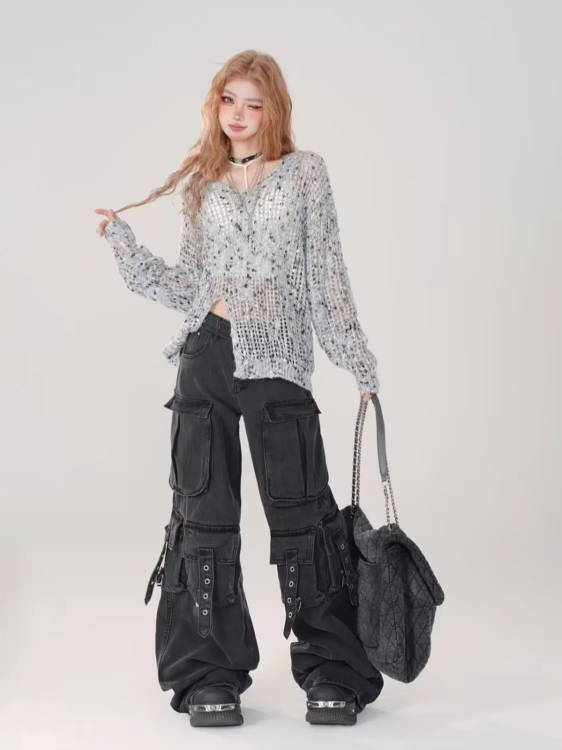 Cyrenne Cargo Jeans