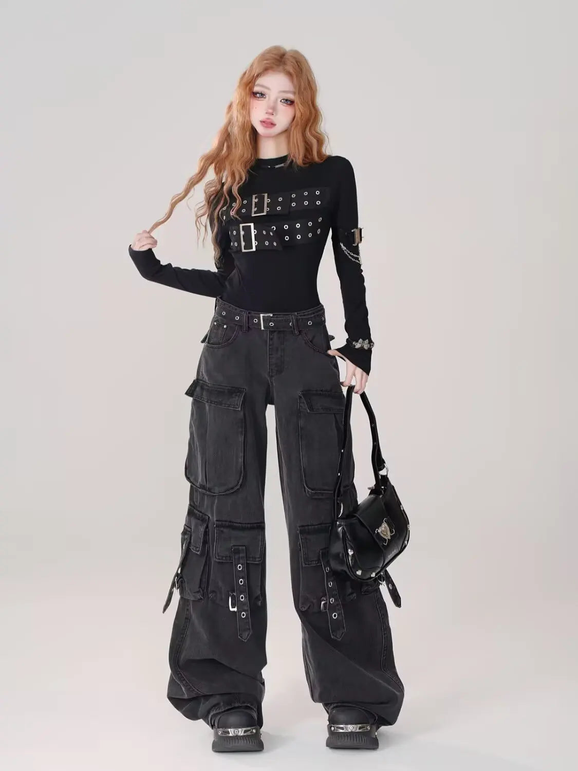 Cyrenne Cargo Jeans