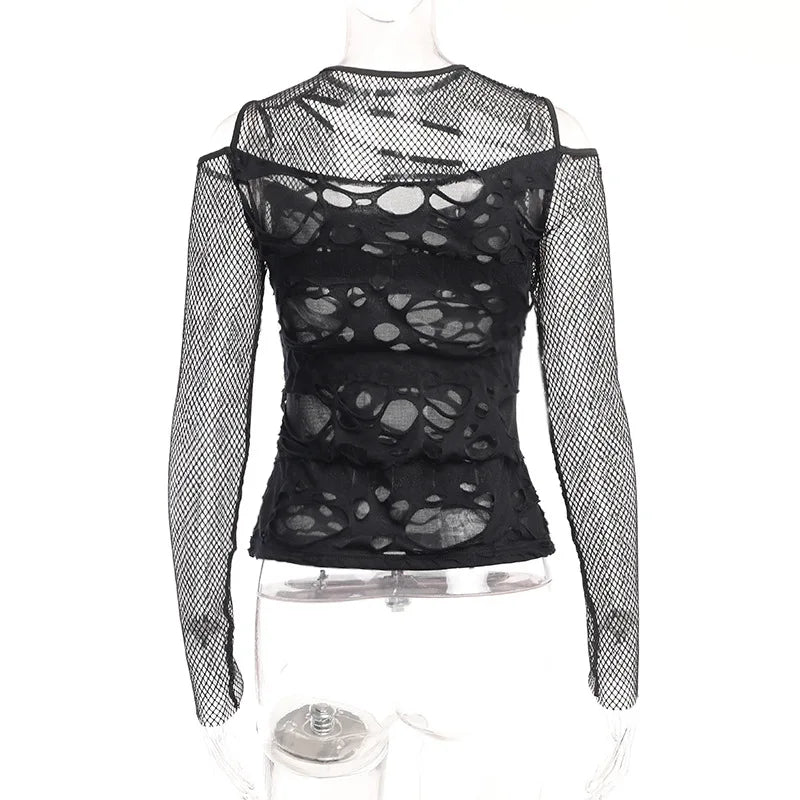 Elyndra Hollow Blouse