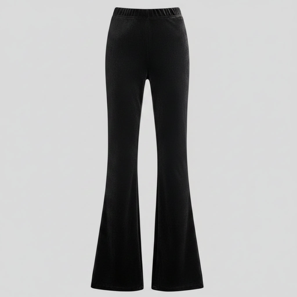 Velvet Flare Pants
