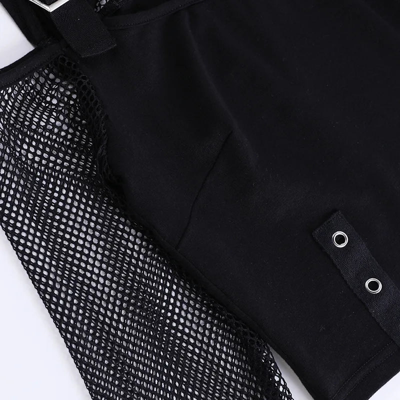 Fishnet Patchwork Top