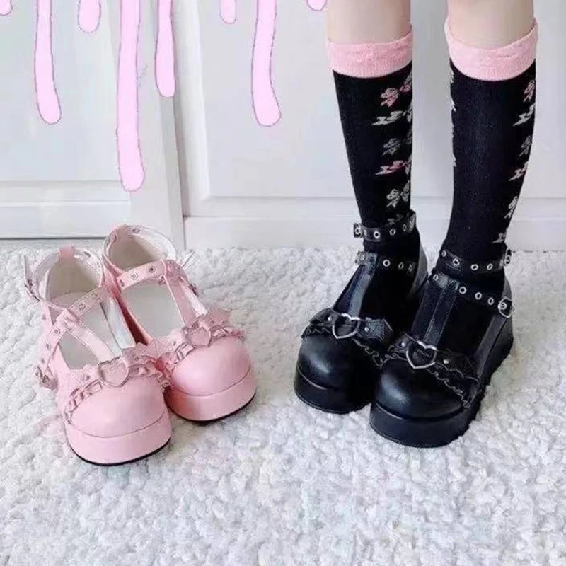 Velvet Venom Mary Janes