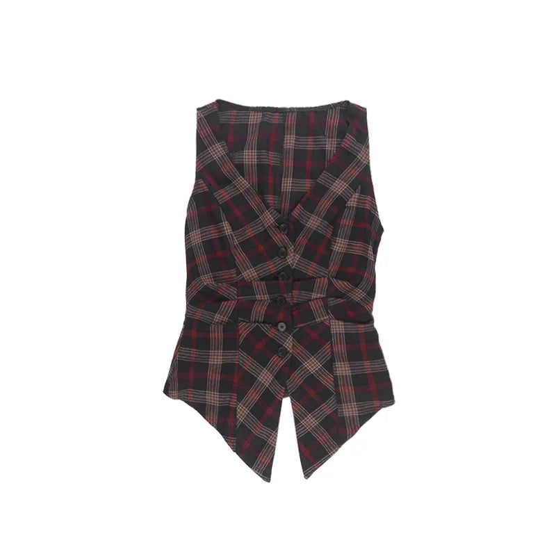 Seraphel Plaid Top