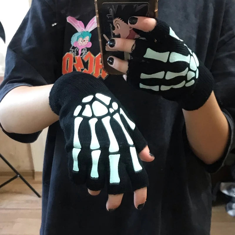 The Skull Knit Gloves