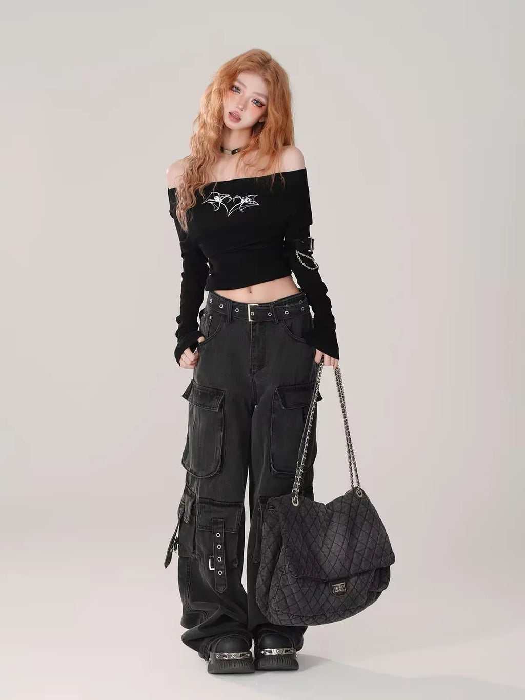 Cyrenne Cargo Jeans