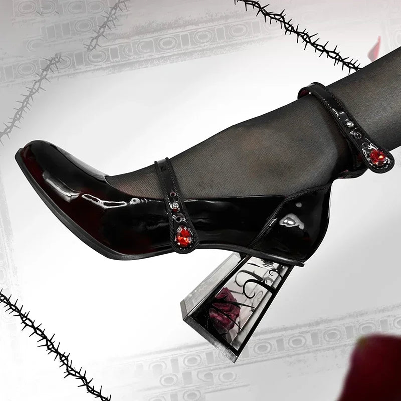 Midnight Thorn Pumps