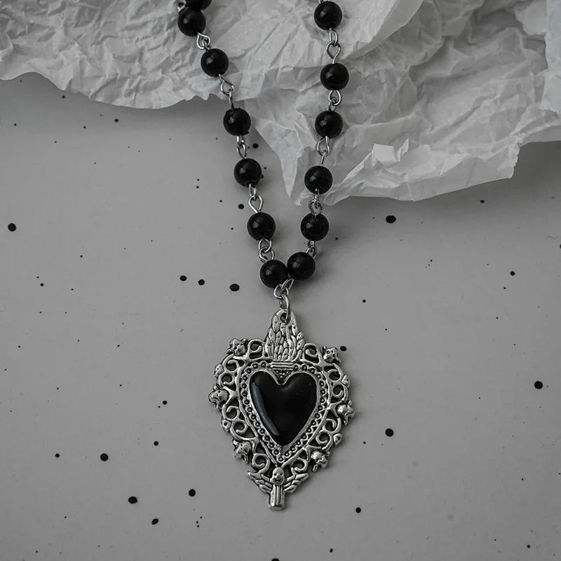 The Bat Cross Necklace