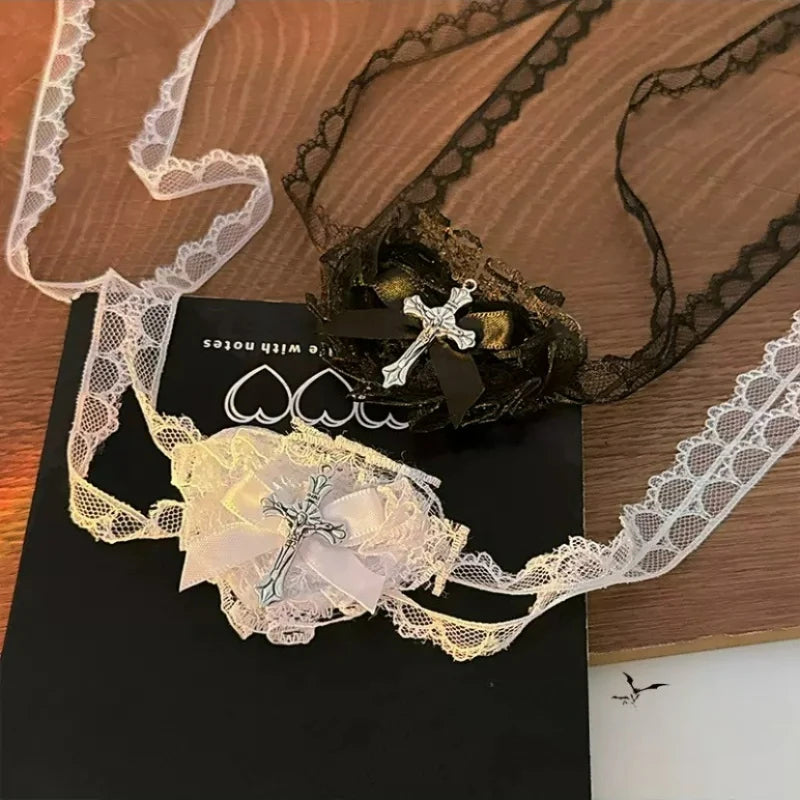The Lace Eye Mask Necklace