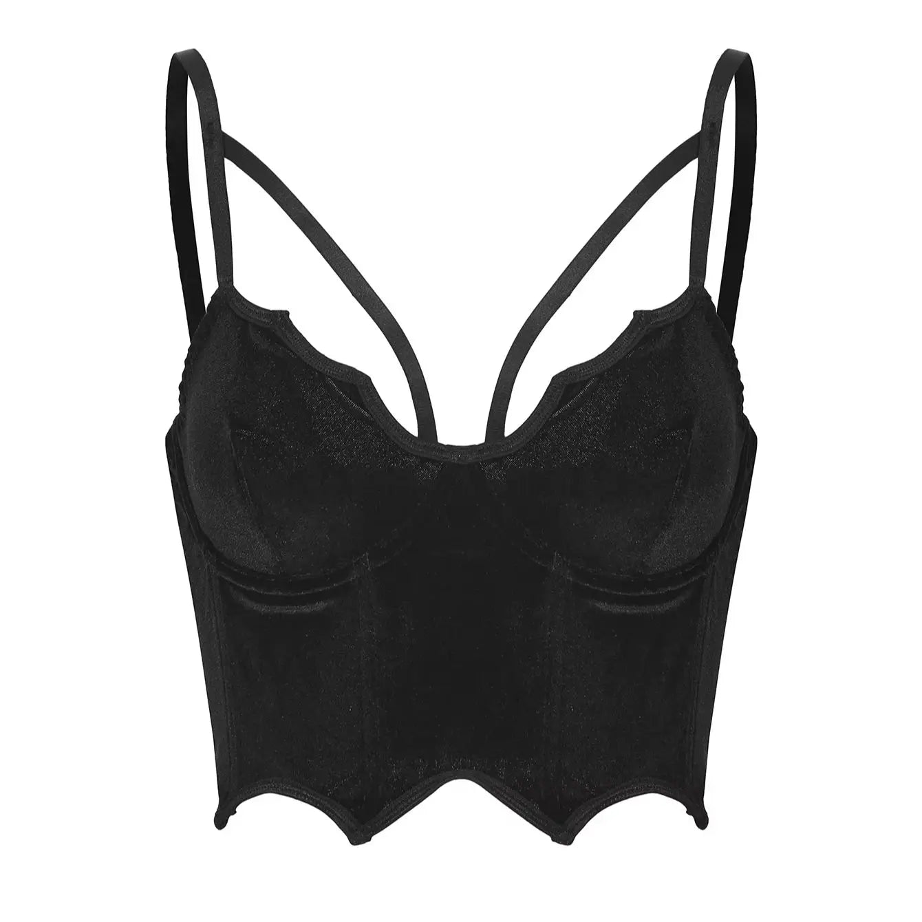 Noctara Velvet Bustier