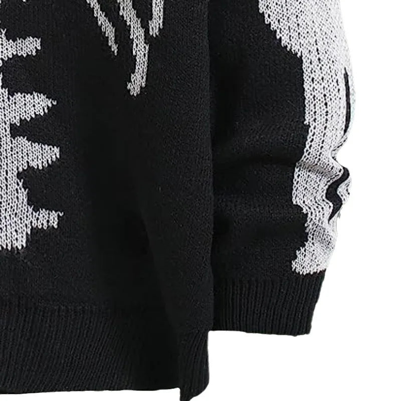 Skull Knit Coat