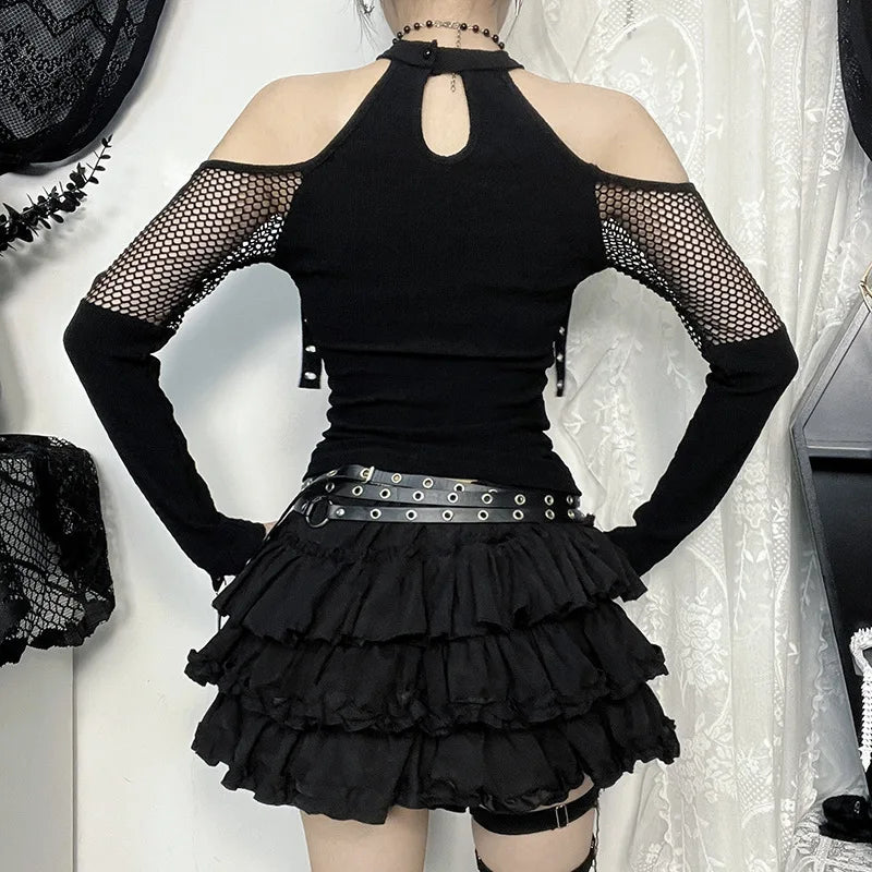 Halter Shadow Top
