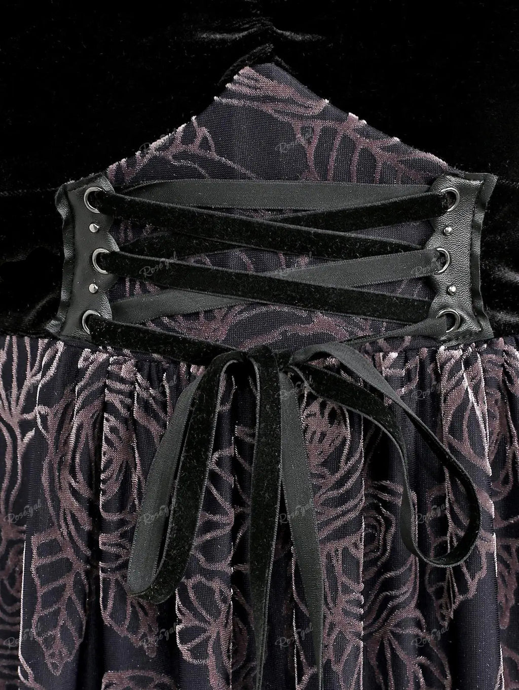 Laceveil Ruched Lace Trim Top