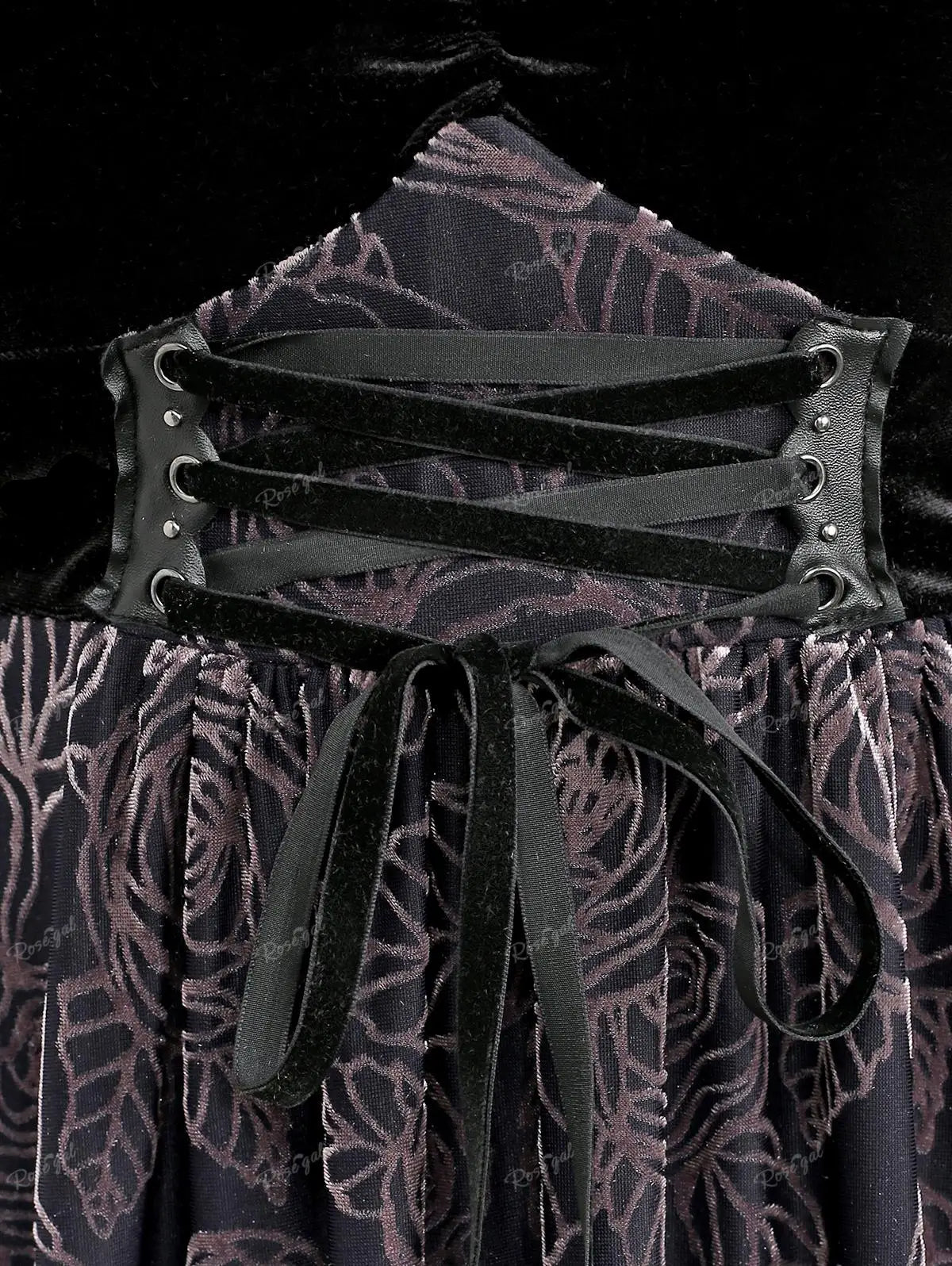 Laceveil Ruched Lace Trim Top