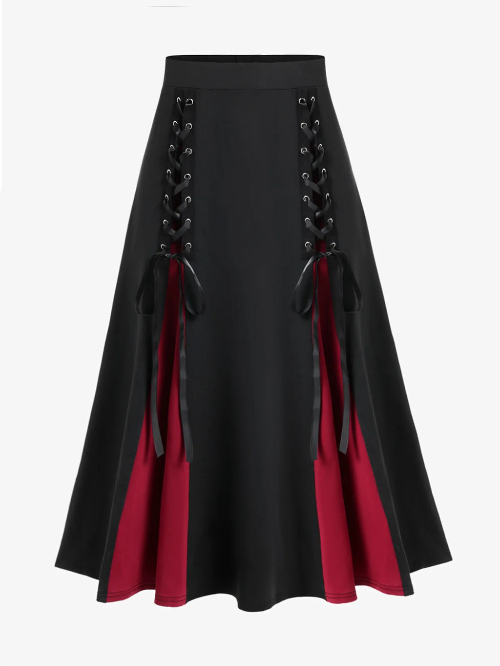 Scarletide Godet Skirt