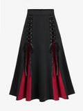 Scarletide Godet Skirt