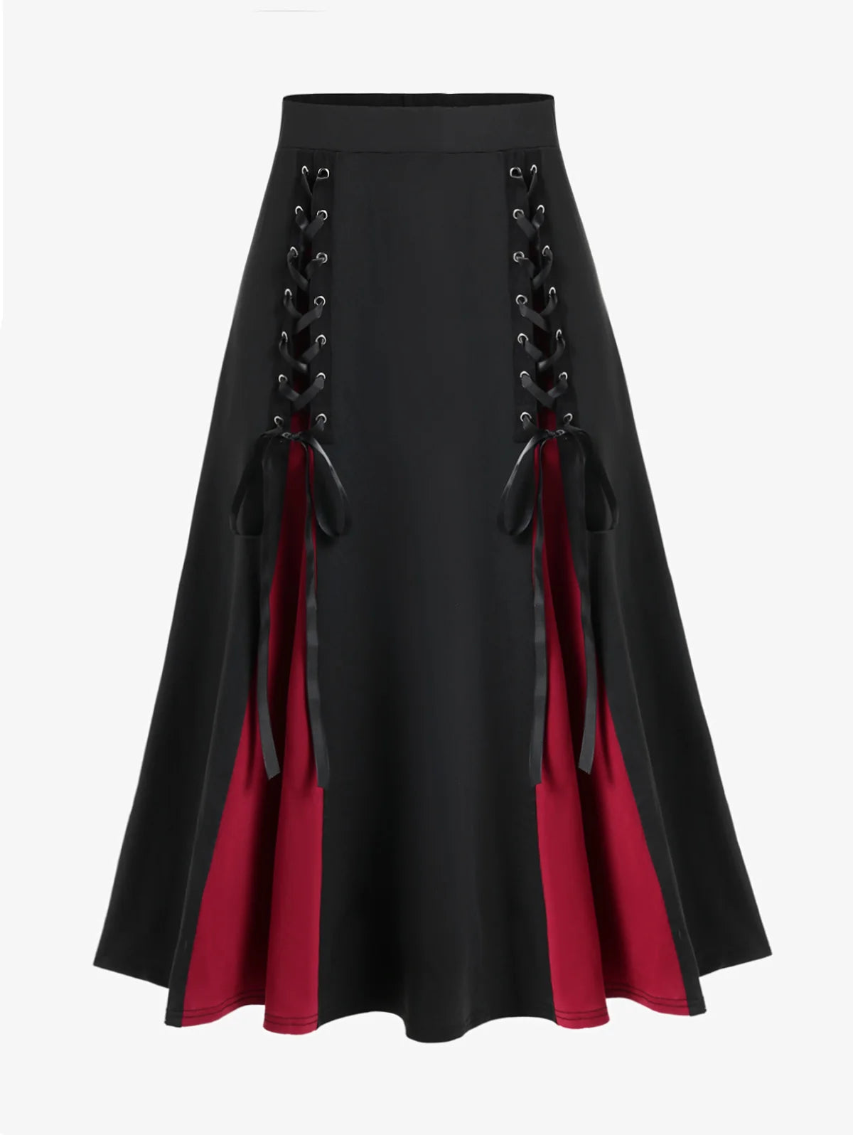 Scarletide Godet Skirt