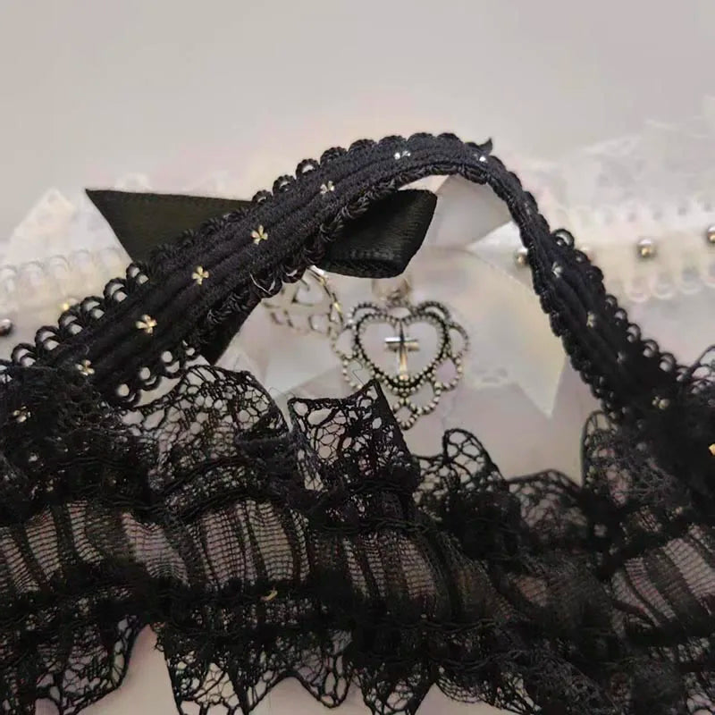 The Lace Cross Choker
