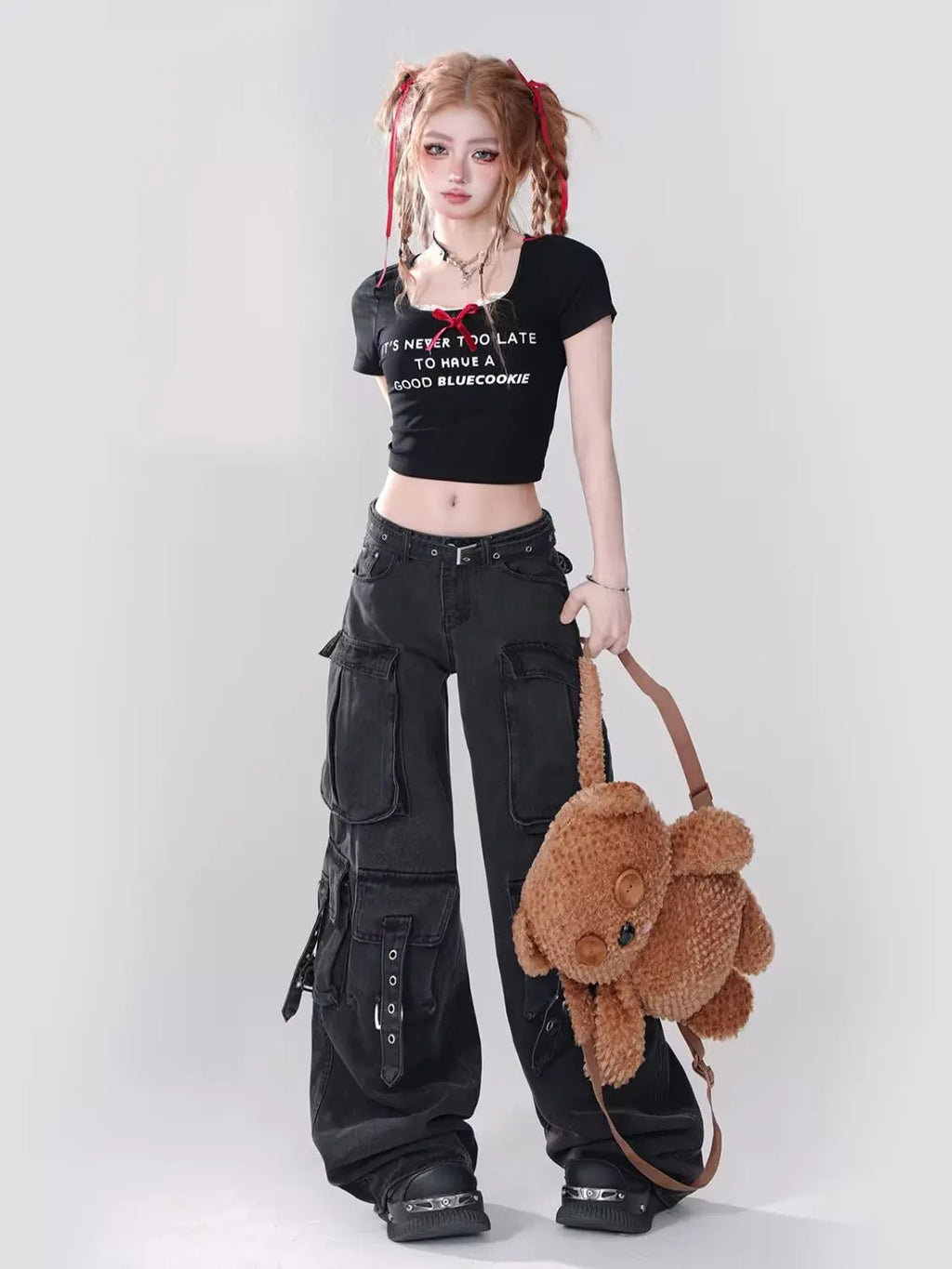Cyrenne Cargo Jeans