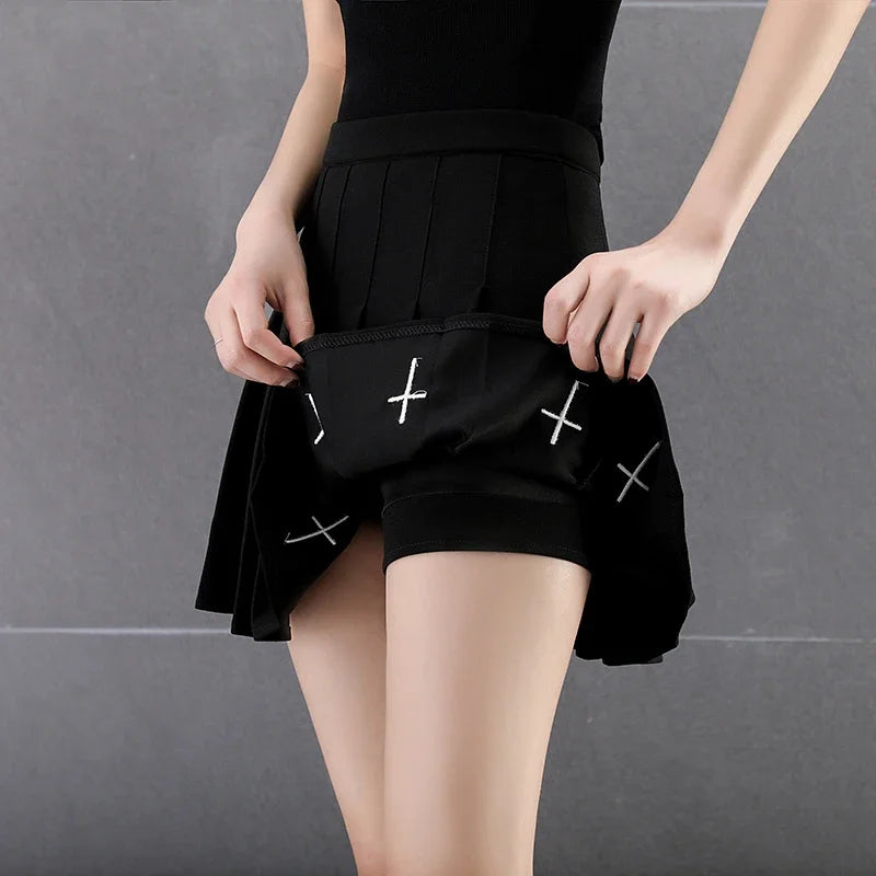 Punk Pleated Skirt