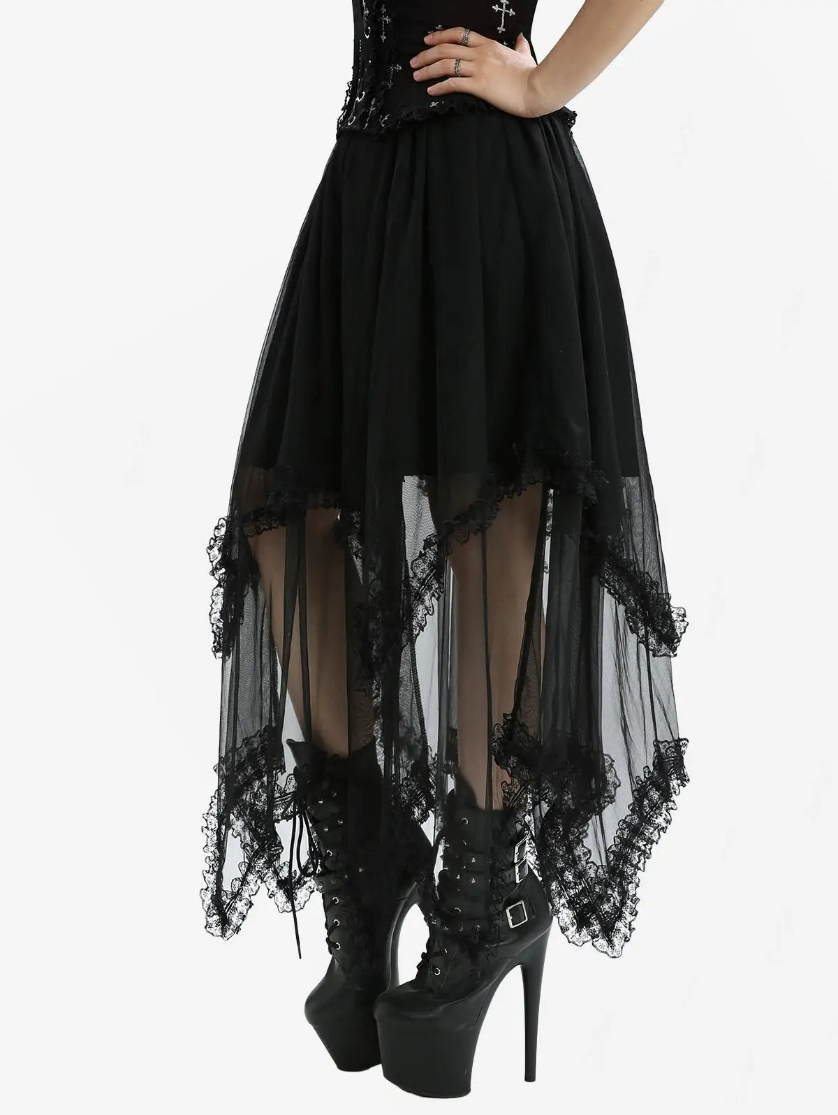 Handkerchief Midi Skirt