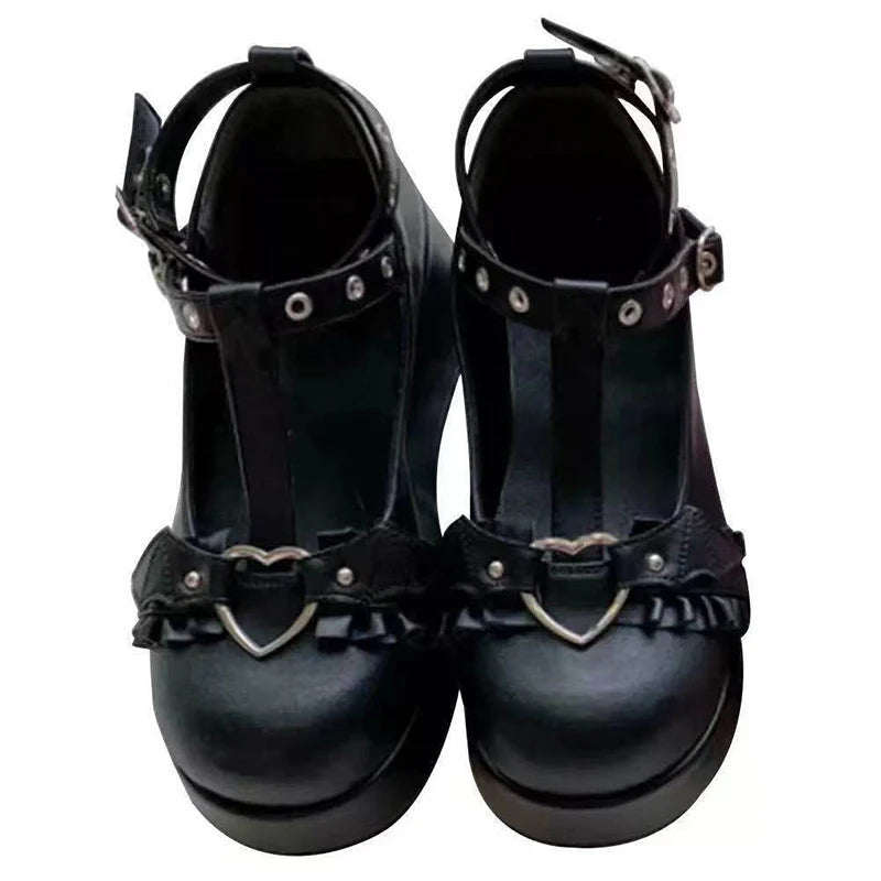 Velvet Venom Mary Janes