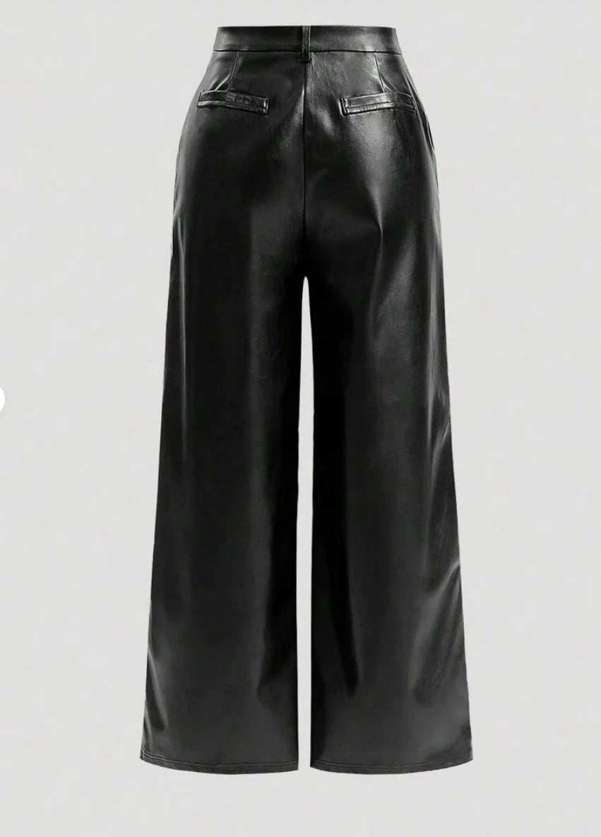 Lysara PU Wide Leg