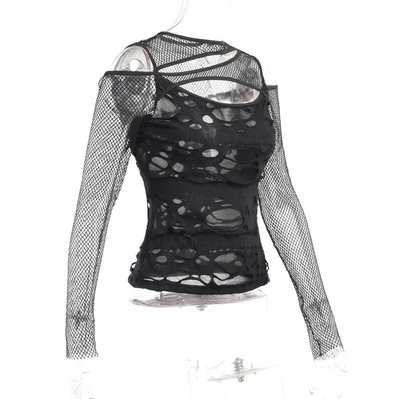 Elyndra Hollow Blouse