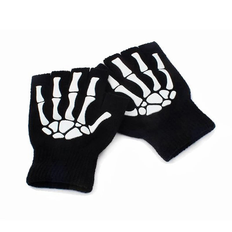 The Skull Knit Gloves