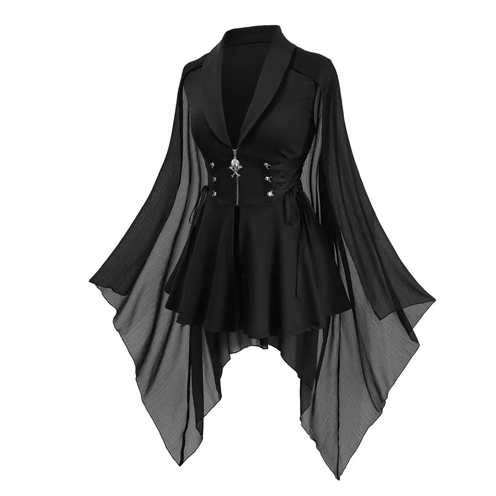 Chiffonyx Skull Lace Coat