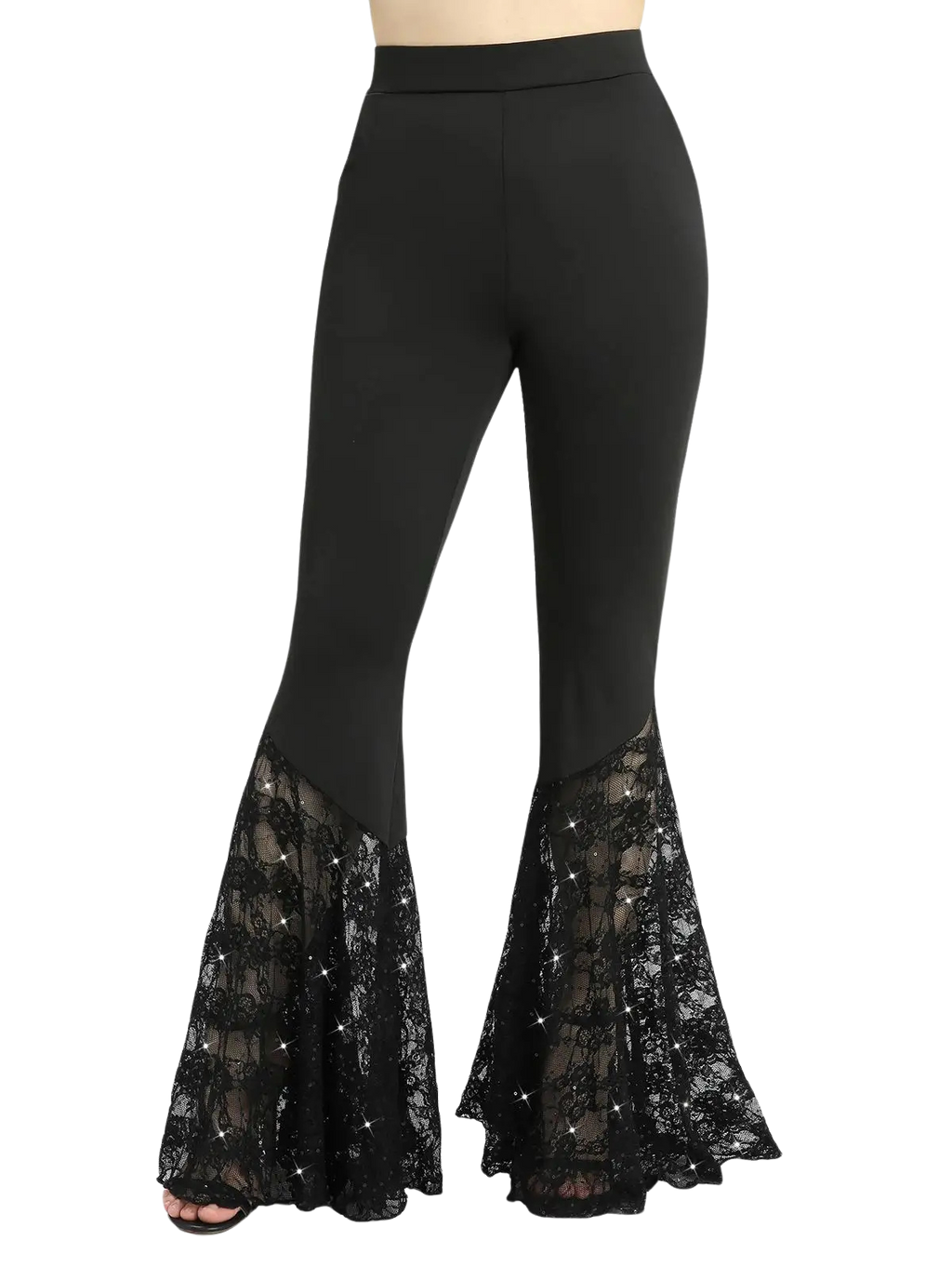 Velvethorn Sequin Flare Trousers