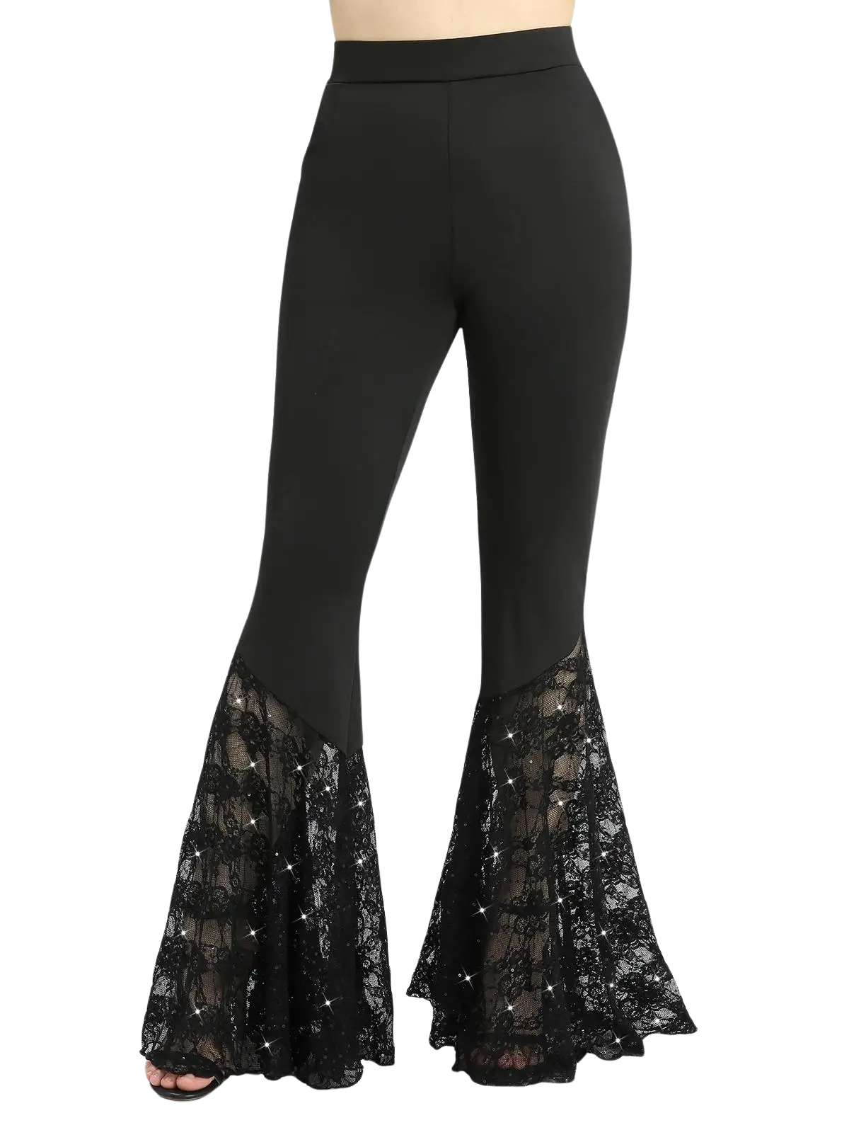 Velvethorn Sequin Flare Trousers