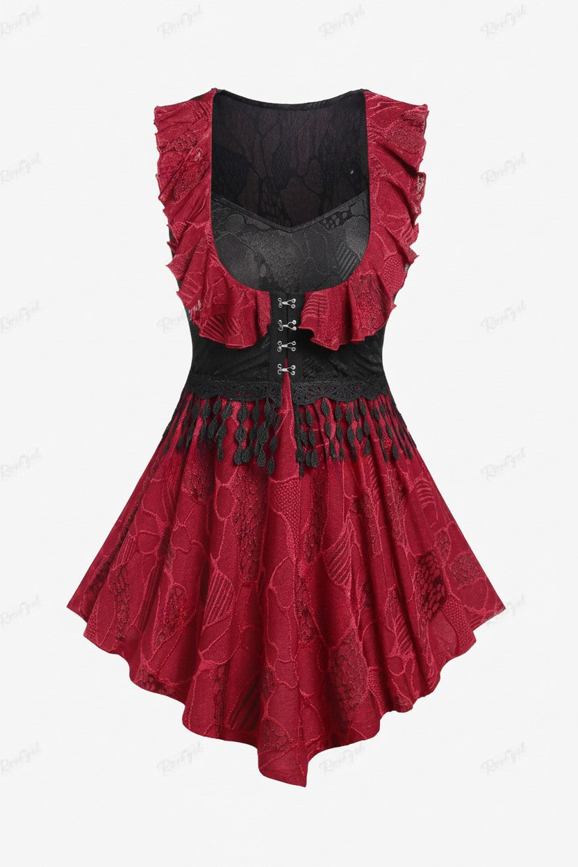 Jacquara Ruffle Tank