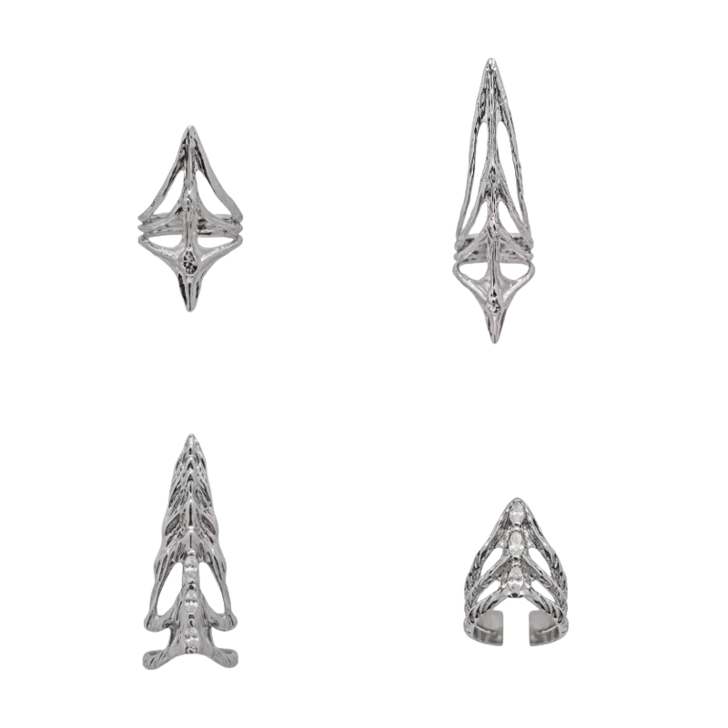 The Bone Tip Ring Set